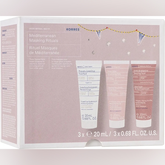 New - KORRES Mediterranean Masking Rituals, 3 ct. - Picture 5 of 5